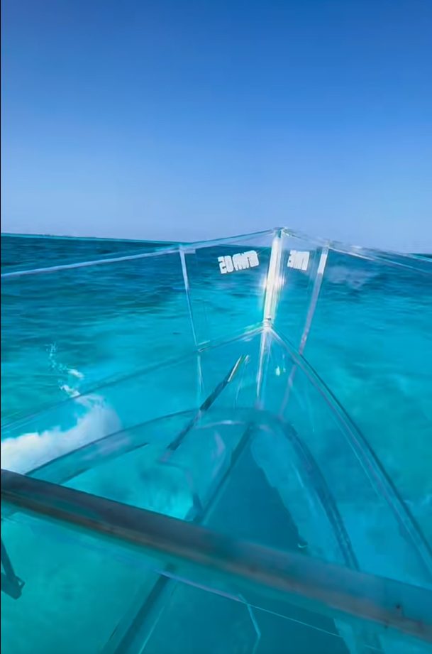 WOLANG transparent tour boat bow