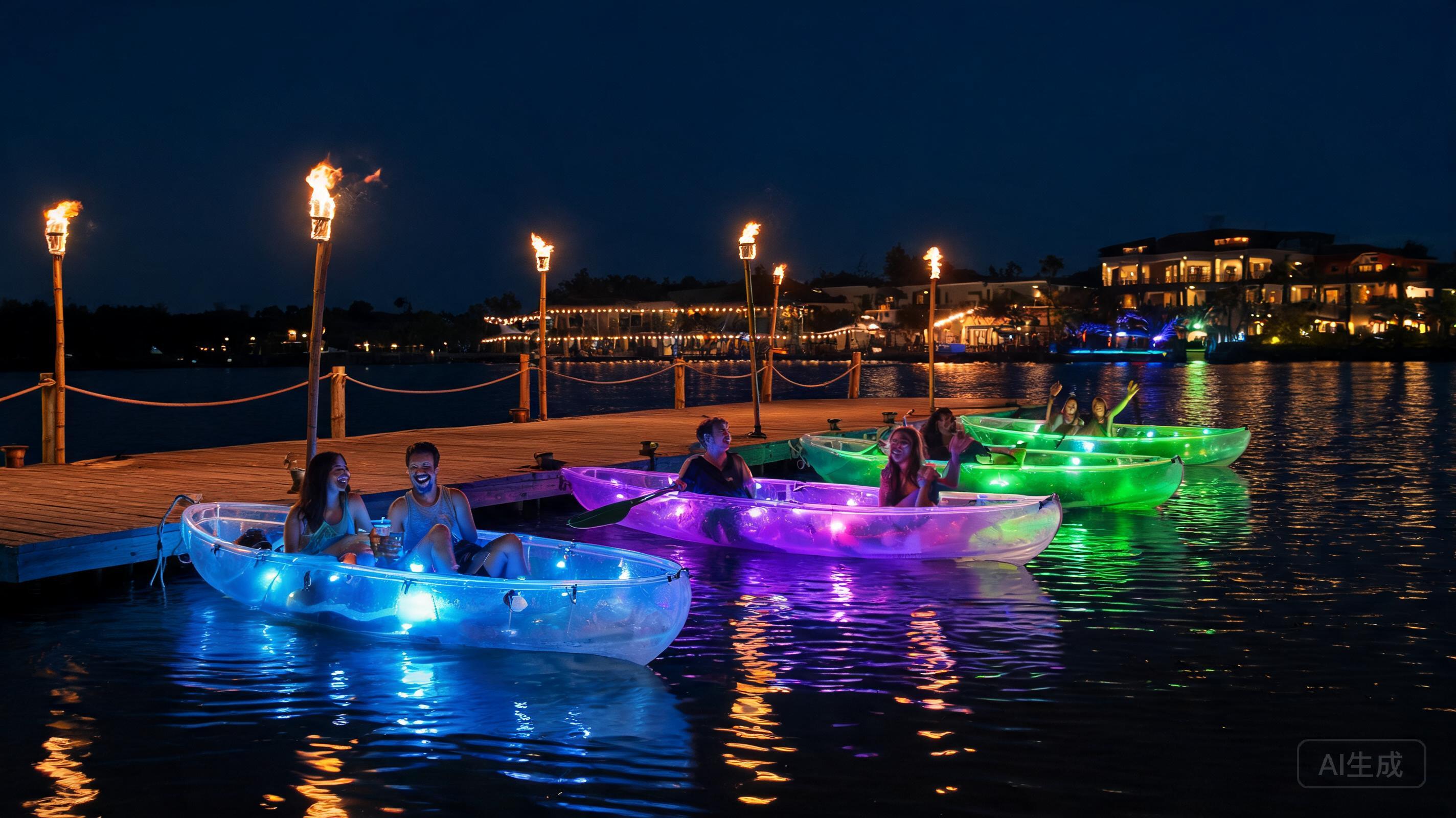 LED Kayak Pier and Party Edition