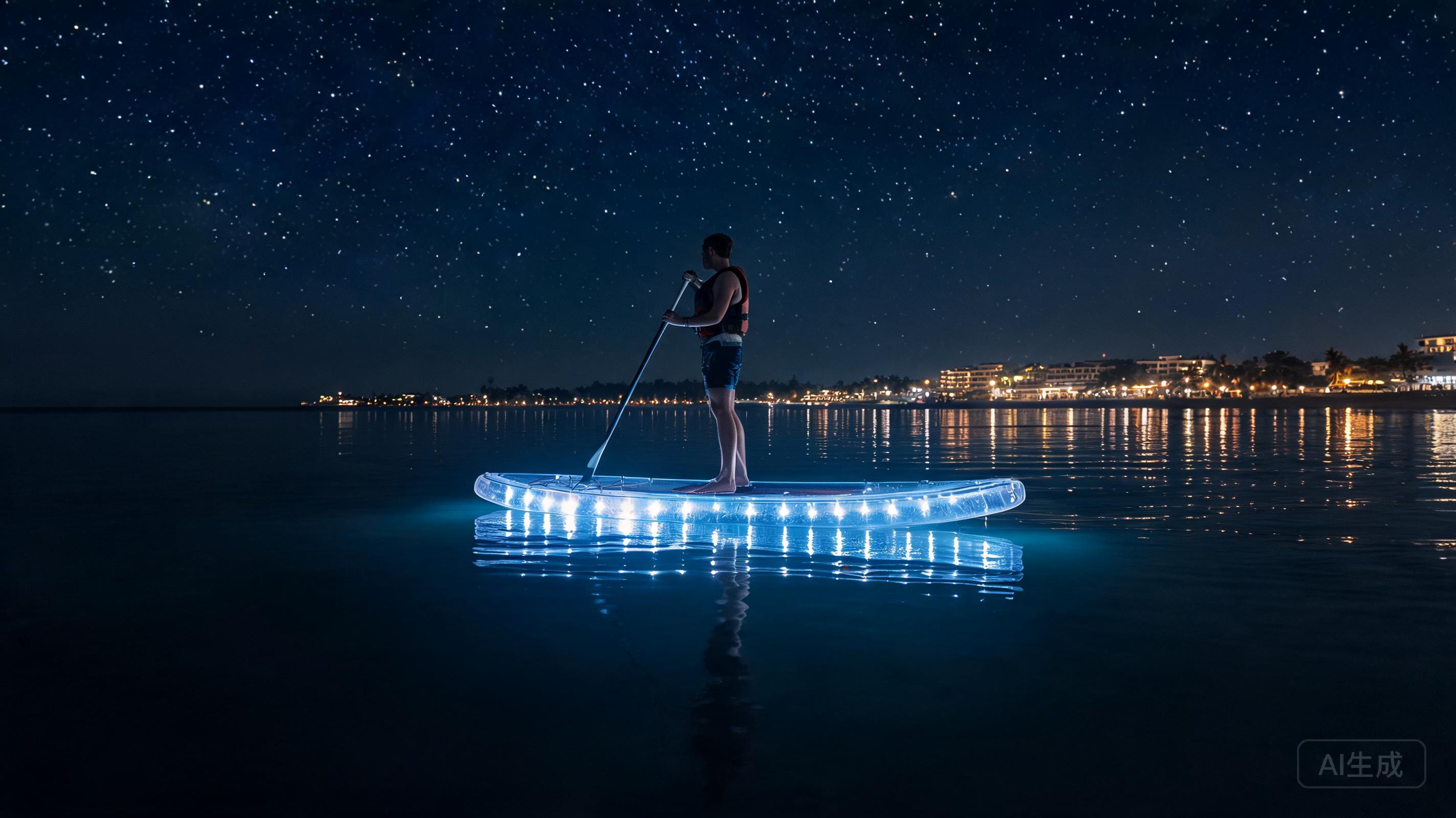 LED Transparent SUP Night Edition